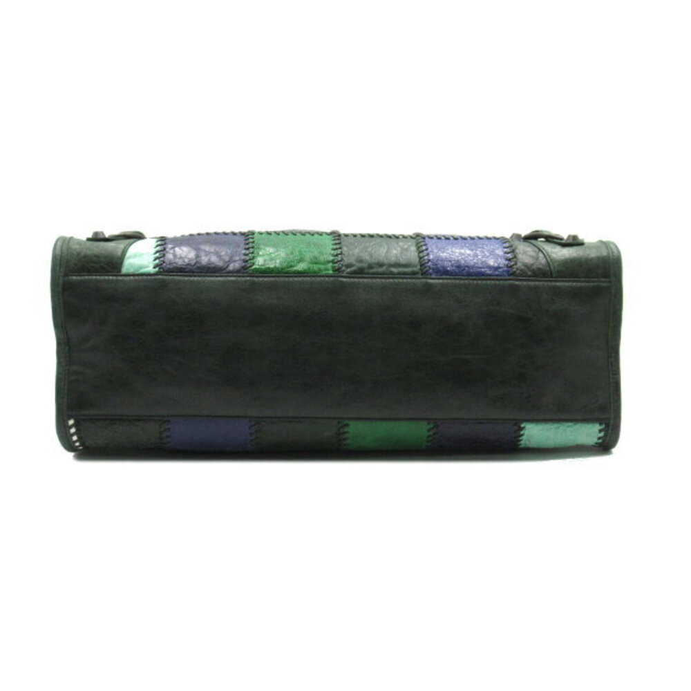 Balenciaga The City Shoulder Bag Leather Green - Picture 4 of 10